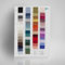 Leinen Stoff Musterkarte Meterware mit allen Uni Farben 100% Leinenstoff Naturstoff OEKO-TEX 140cm Breite (Musterkarte)