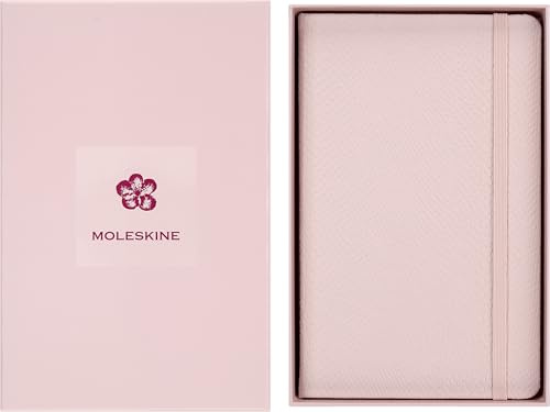 Moleskine Sakura Precious & Ethical Notizbuch limitierte Ausgabe L/A5, liniert, fester Einband, wiederverwendbare Geschenkbox