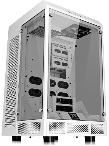 Thermaltake The Tower 900 Snow Edition Full-Tower Weiß - Computer-Gehäuse (Full-Tower, PC, Sgcc, Gehärtetes Glas, Weiß, ATX, Eatx, Micro ATX, Mini-ITX, Heimbüro), schneeweiß