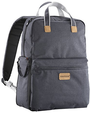 Mantona 21345 Urban Companion Fotorucksack und Tasche, anthrazit