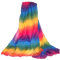CRB Fashion Damen-Schal in Regenbogenfarben, Bunt, Einheitsgröße