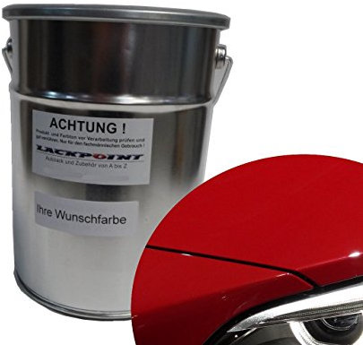 Lackpoint 1 Liter Spritzfertigen Wasserbasislack für BMW A75 Melbourne Rot Metallic Autolack