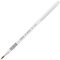 PANA USA 3D Kolinsky Nail Art Brush Silver Metal with Non-Slip Handle Acrylic Nail Art Brush Sculpture Brush (Size # 5)