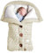 Cosytoes Fußsack, Kinderwagenauskleidung, Universal-Fußsack für Kinderwagen, Buggy, Kinderwagen, UPPAbababy (68 x 40 cm), Gelb