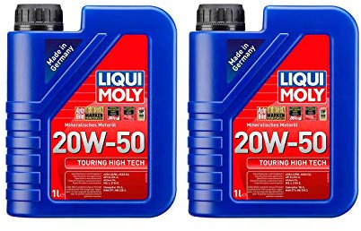 ILODA 2X Original Liqui Moly 1L Motoröl Motorenöl Öl Touring High Tech 20W-50 Oil
