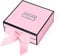 JiaWei Geschenkbox (Stil-1) 33 x 31 x 11,5 cm Groß, Geschenkkarton mit Magnetisch Deckel und Schleife, Grußkarten & Seidenpapier - Pink