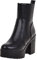 Stivaletti Donna Scarpe Tacchi Plateau Stivaletti Donna Bassi con Cerniera Stivali Scarpe Comodi Eleganti Invernali Stivaletti da Neve Stivali Antiscivolo Comode