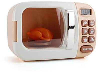Surakey Jouets de Cuisine Électriques - Four à Micro-Ondes - Réalistes Petits Appareils Ménagers Simulés - avec Effets Musique Et Lumineux - Cadeaux d'anniversaire pour Filles Et Garçons 7 à 14 Ans