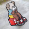 Rugendary Beliebter Hypebeast-Teppich, Dekorativer Sneakerhead-Teppich, Rutschfeste Form, Matte für Heimdekoration, Ultraweiche Qualität, 0,5 x 0,9 m