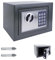 4.6L Legierter Stahl Tresor, Sicherheit Haus Büro Geld Bargeld Sicherheit, Minitresor mit 2 Schlüsseln, Abschließbare Safe Box, Grau Digitale Tresorbox, 23 cm x 17 cm x 17 cm