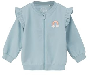 s.Oliver Sweatshirt-Jacke mit Rüschen