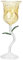 NAMOARLY Rosenblumen Weinglas ewige rose Gelb 200ml Kreativer Weinkelch FüR Valentinstag Hochzeit Party Eleganter Glasbecher FüR Rotwein Cocktail weingeschenke für frauen