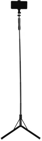 Selfie-Stick, 59 Zoll Ausziehbares Selfie-Stick-Stativ mit Bluetooth-Fernbedienung, Tragbares Anti-Shake-Selfie-Stick-Stativ mit Griff für Foto-Live-Streaming