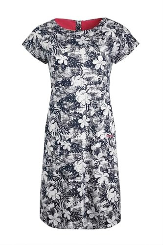 Weird Fish Tallahassee Organic Cotton Jersey Dress Dark Denim Size 12