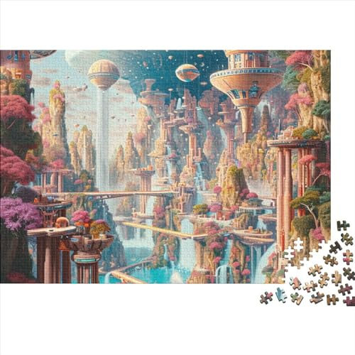 Utopia Jigsaw Puzzle -Spiele herausfordern- 1000 Piece Puzzle for Adults and Children from 14 Years -Premium Quality Jigsaw Puzzle in Panorama Format