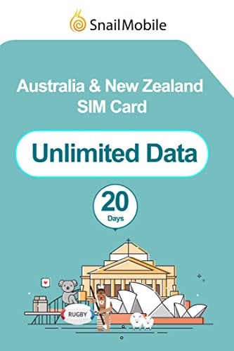 SnailMobile Australia&New Zealand SIM Card 20 Day | 20GB Data