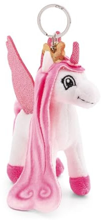 NICI Schlüsselanhänger Lissy Pony Einhorn Tamani 10cm weiß - Plüsch-Begleiter Kuscheltieranhänger mit Schlüsselring für Schlüsselband, Schlüsselbund & Schlüsselhalter
