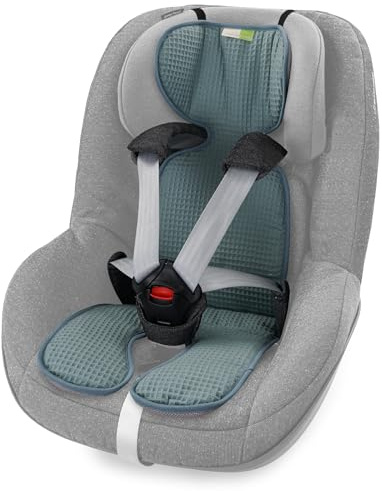 Liebes von priebes Coolair Sitzauflage für Kindersitze Gruppe 1 (9 kg bis 18 kg) I Atmungsaktive Sommer Sitzeinlage Autositz I Sommerbezug - Kühlt und schützt den Sitzbezug vor Flecken