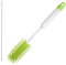 Silicone Water Bottle Brush with Straw Cleaner, Water Bottle Brush for Cleaning of Drinking Bottles Cups Glasses - Green