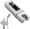 1 support de pommeau de douche antidérapant antirouille réglable pour pommeau de douche carré de 30 x 18 mm