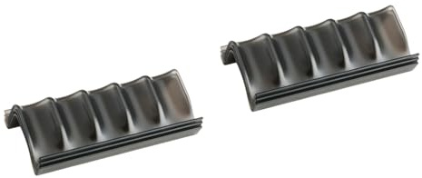 Sewroro 6pièces Rack De Rangement Empilable pour Bouteilles Huiles Essentielles Organisateur De Tiroir Plastique Noir avec Emplacements pour Visibilité Optimale des Étiquettes