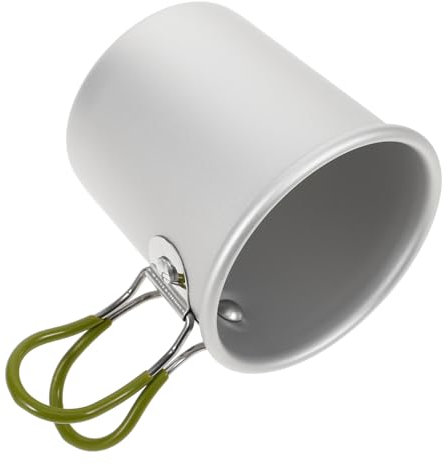 MOBUTOFU Mug De Camping Alliage Aluminium Avec Poignée Tasse Léger Et Portable Pour Activités De Plein Air Et Randonnée Pour Café Et Thé