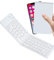 Wireless Keyboard Foldable Bluetooth Keyboard Slim Small Quiet Portable Compact Handheld Full Size Pocket Travel Folding Keyboard for PC Laptop Computer Phone Samsung Tablet iPhone iPad Mac White