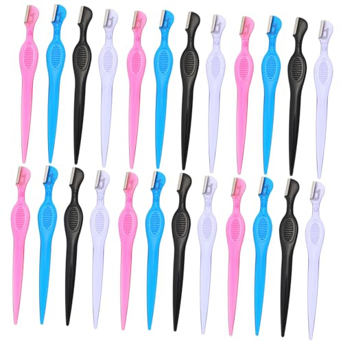 Healeved 72stücke Eyebrow Razors Edelstahl Augenbrauenrasierer Mit Schutzabdeckung Präzises Trimmen Für Gesichtsbehaarung Schönheitswerkzeuge Für Damen Je