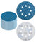 Sanding Discs 125mm Hook and Loop Sandpaper 120 Grit, Diamond Shaped 5 Inch Sanding Pads for Random Orbital Sander Polisher(Blue, 8 Holes)