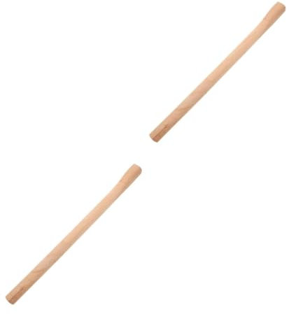 Yardwe 2st Hackenstiel Rechengriff Hacke Griff Verlängerter Griff Schaufelgriff Reparaturgriff Werkzeugbarriere Herzförmige Schlüsselanhänger Hochleistungsbefestigungen Holz Brown