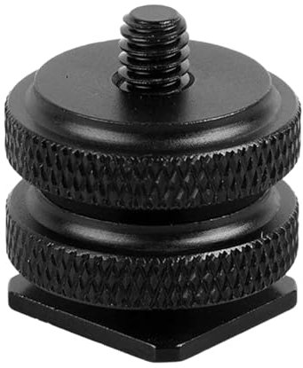 Aleación de aluminio 1/4 rosca zapata caliente montaje cámara flash adaptador para cámara y equipo de trípode