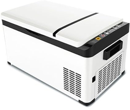 Portable Car Freezer, 12 Volt Mini Refrigerator, Car Refrigerator for Camping, Travel, Truck, Fishing, Home, 12/24V DC and 110-240V AC