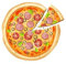 TABARDO Pizza Costume, Over-the-Head Fancy Dress, Perfect for Parties (Medium)