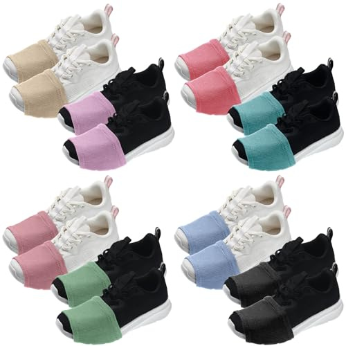 8 Pairs Socks for Dancing on Smooth Floors Dance Socks over Sneakers Dance Shoe Covers for Dancers Women