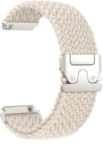 Connectif Ersatzarmband 18mm 20mm 22mm, elastisches Nylon-Uhrenarmband kompatibel mit Samsung Galaxy Watch/Garmin/Fossil/Amazfit – sportliches Stretch-Armband für Damen und Herren