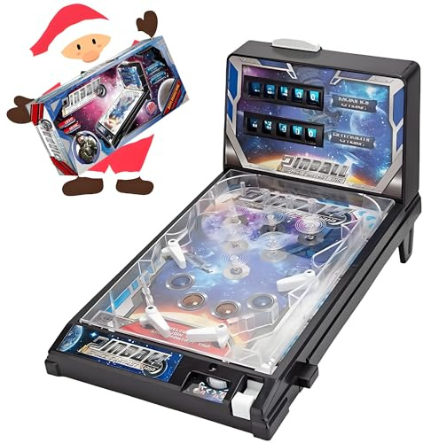 Pinball für Kinder, Retro Pinball Flipper Spiel Classic für Kinder und Erwachsene, Ideal als Weihnachts- oder Geburtstagsgeschenk