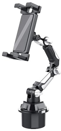 Soqurnpy Car Tablet Holder, Plastic, Adjustable 360°, Stable Mount for Tablets