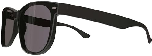 BEZLIT Polarisierte Unisex Sonnenbrille UV400 Kategorie 3 Damen Herren Kunststoffbügel Braun Grau Schwarz (Schwarz Matt)
