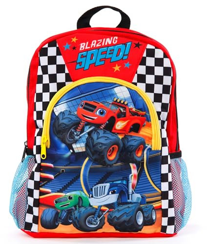 Blaze and the Monster Machines Rucksack | Schultasche Jungen | Blaze Und Die Monster Maschinen Kinderrrucksack