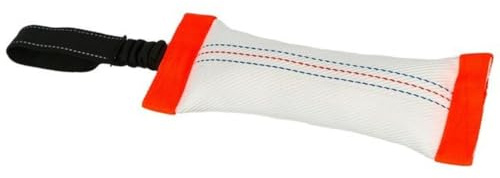 Kerbl Pet Training dummy with loop, white/orange, 30x8,5cm