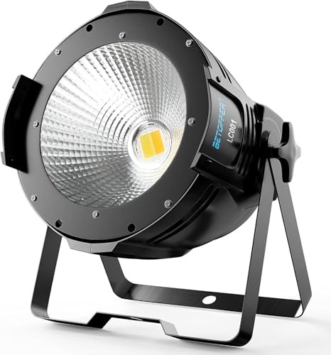 BETOPPER 100W Stage Blinder Light, High Brightness, CRI ≥90, Bi-Colour 3200K-5600K Dimmable LED Flood Light for Theatre, Concerts, Weddings & Photography