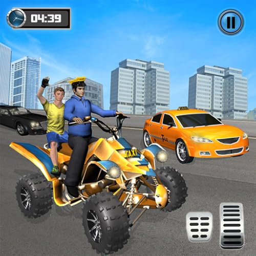 Taxi Cab ATV Quad Bike Limo City Taxi Driving Game