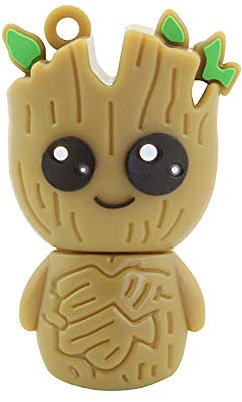 Memoria USB de Dibujos Animados Groot Memoria USB 16 GB 32 GB 64 GB Pendrive Memory Stick Regalos Creativos (64GB)