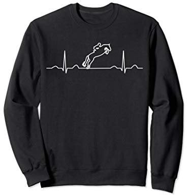 Reiterin Heartbeat Bekleidung, Reiterin Herren Jungen Sweatshirt