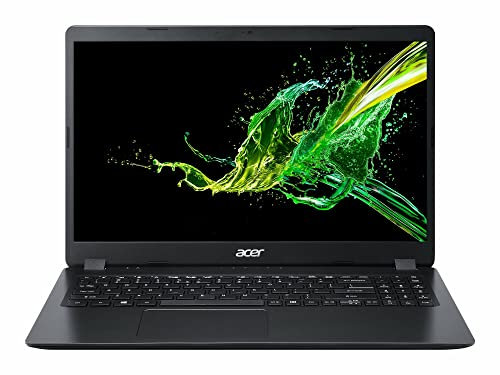 acer Aspire 315 15.6 HD Non-Touchscreen Laptop, Intel Core i5-1035G1 Quad-Core Processor, 8GB DDR4 RAM, 256GB SSD, Ethernet, HDMI, Wi-Fi, Webcam, Numeric Keypad, Windows 10 Home, Black