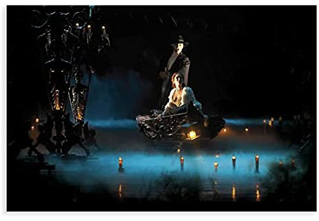 Filmposter The Phantom of The Opera 2, Leinwand, Schlafzimmer, Dekoration, Sport, Landschaft, Büro, Raumdekoration, Geschenk, 40 x 60 cm, ohne Rahmen: