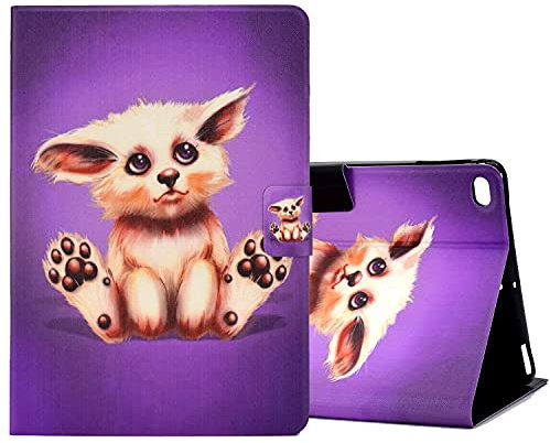 ONETHEFUL hülle Book Cover Etui für Apple iPad 9.7 2017 2018 / iPad Air 2013 / iPad Air 2 2014 Schutzhülle PU Leder Tablet Tasche Case Huelle mit Ständer - Fuchs