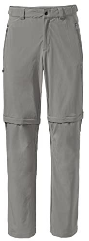 VAUDE Herren Mens Farley Stretch T-zip Pants Iii Hose, Stone Grey, 46 EU