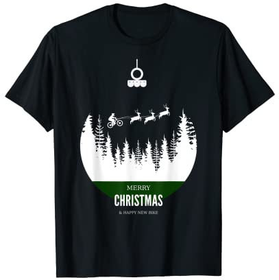 MTB Downhill Mountainbike Weihnachts T-Shirt