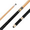 Stradivari Billard-Queue Deluxe Sport Master | Exakt ausbalanciert | 2-teilig | Schwarz | Zerlegbar | Mit Messing-Gewinde | Rutschfester Halt | Handlich